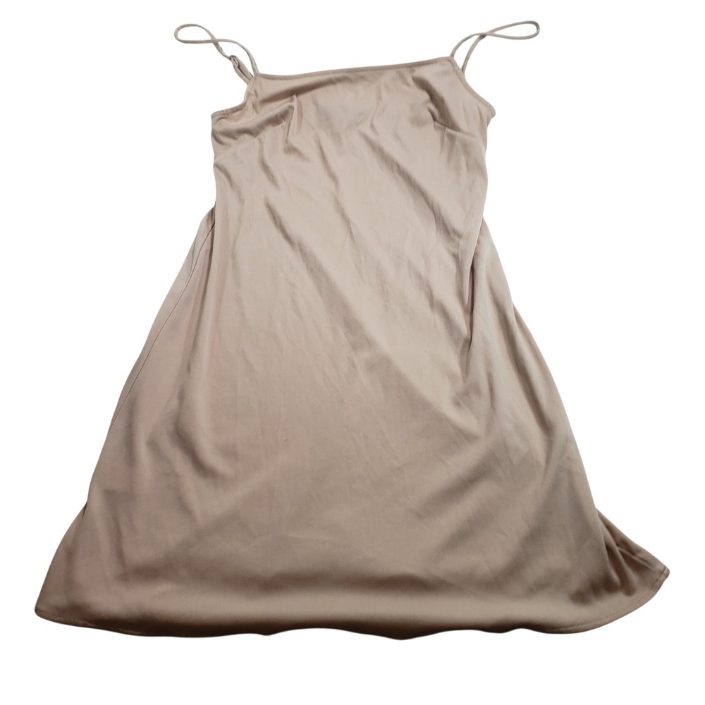BCBGMAXAZRIA Womens Slip‎ Dress M Tan TCV 63871